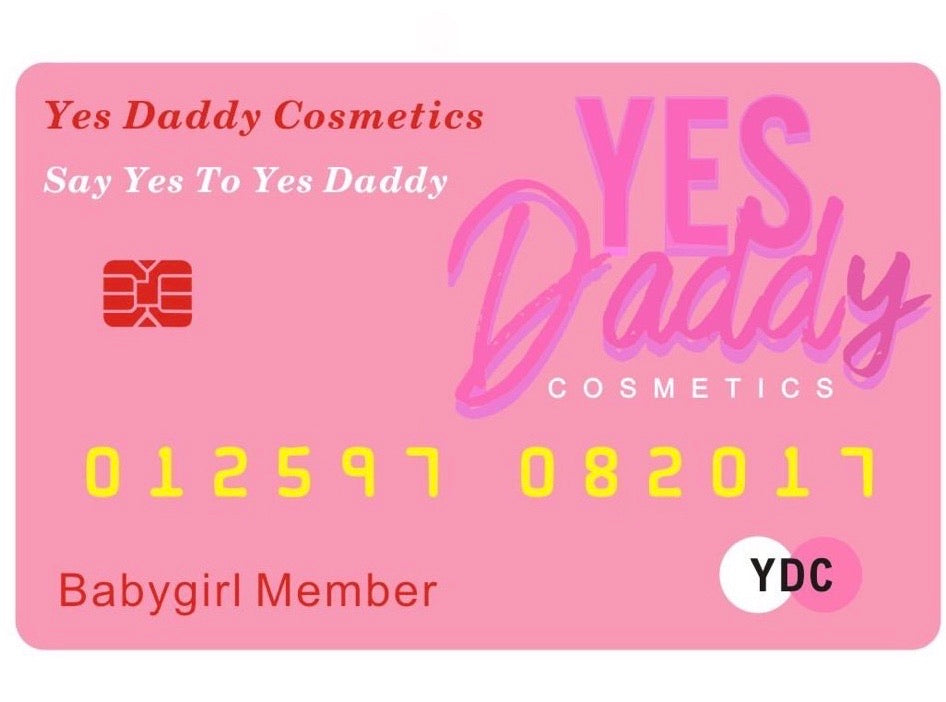 Yes Daddy Cosmetics Gift Card